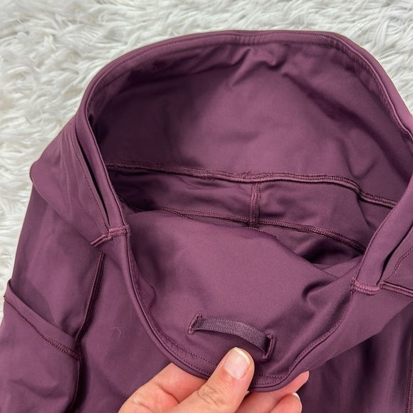 Lululemon Fast & Free Crop II (Nulux 19"") Dark Adobe - Picture 3 of 5